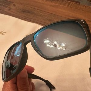 Oakley grey Holbrook with Prizm blue lenses